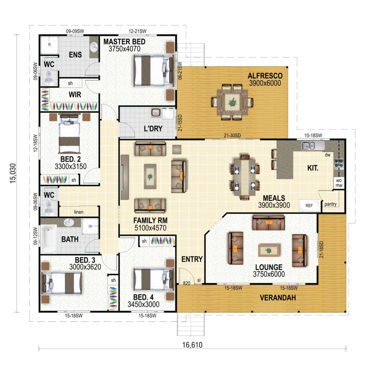 Flinders Floor Plan New Home Design