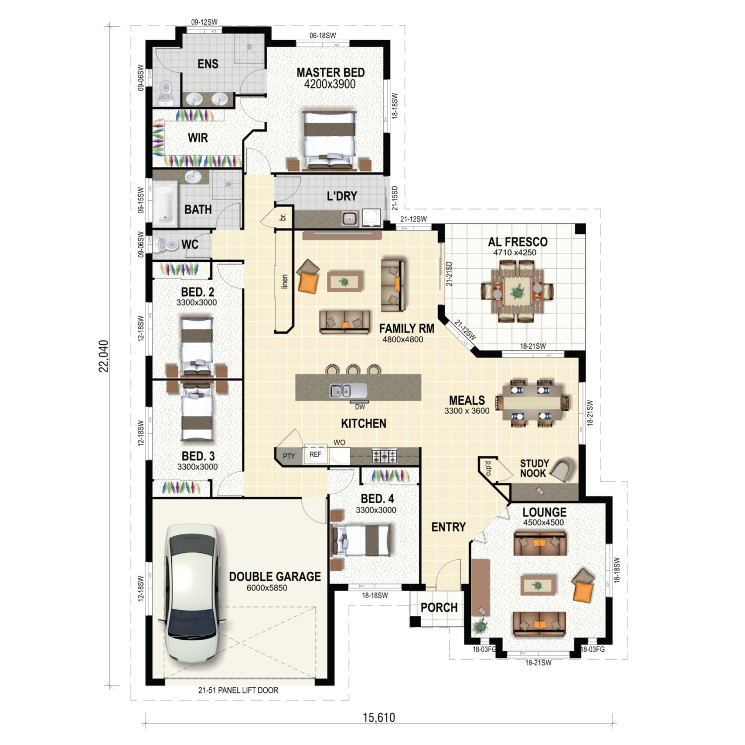 Hawthorne Floor Plan New Home Design