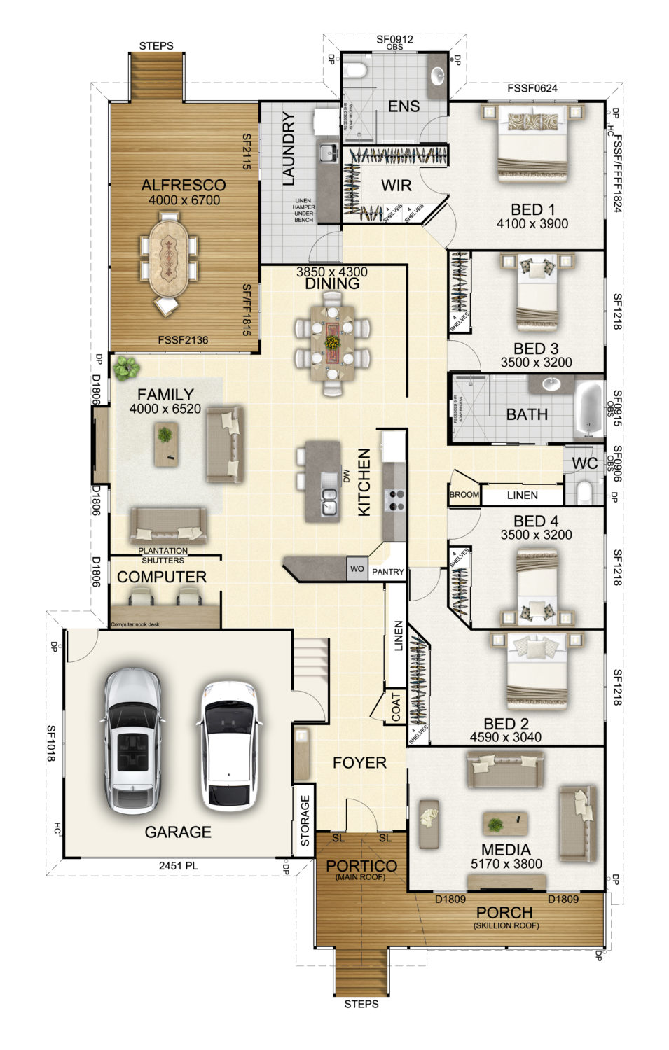 Holloway Floor Plan New Home Design